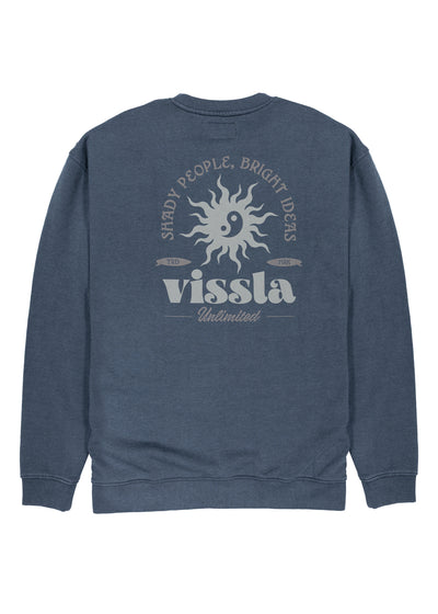 Vissla Bright Ideas Eco - Fleece Crewneck Sweater For Men