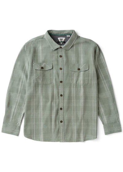 Vissla Central Coast Eco Long Sleeve Flannel For Men