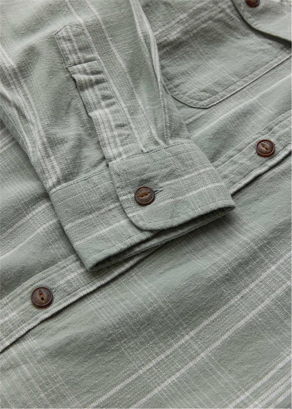 Vissla Central Coast Eco Long Sleeve Flannel For Men