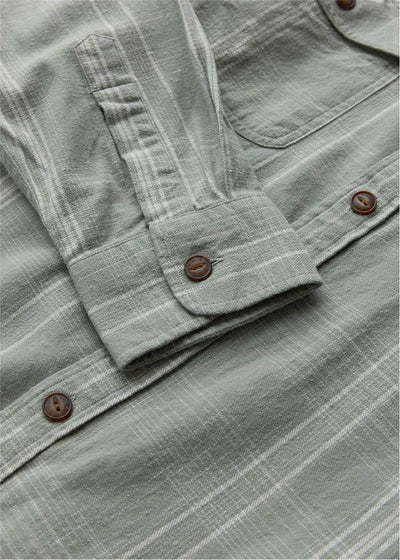 Vissla Central Coast Eco Long Sleeve Flannel For Men