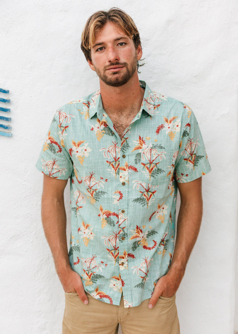Vissla Sub Tropic Short Sleeve Shirt For Men