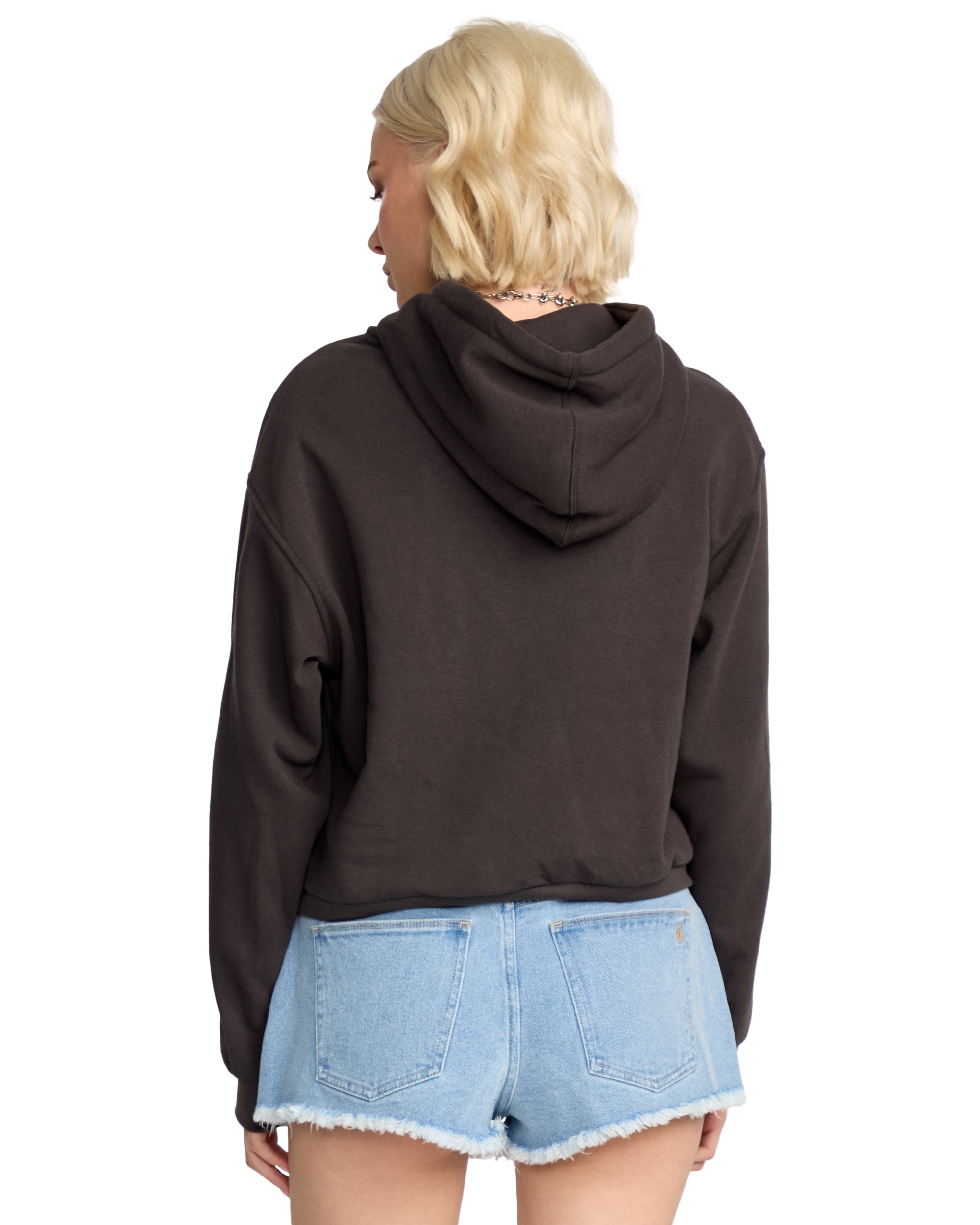Volcom 1991 Mini Hoodie - Womens Skate Lifestyle Pullover Fleece Hoodie