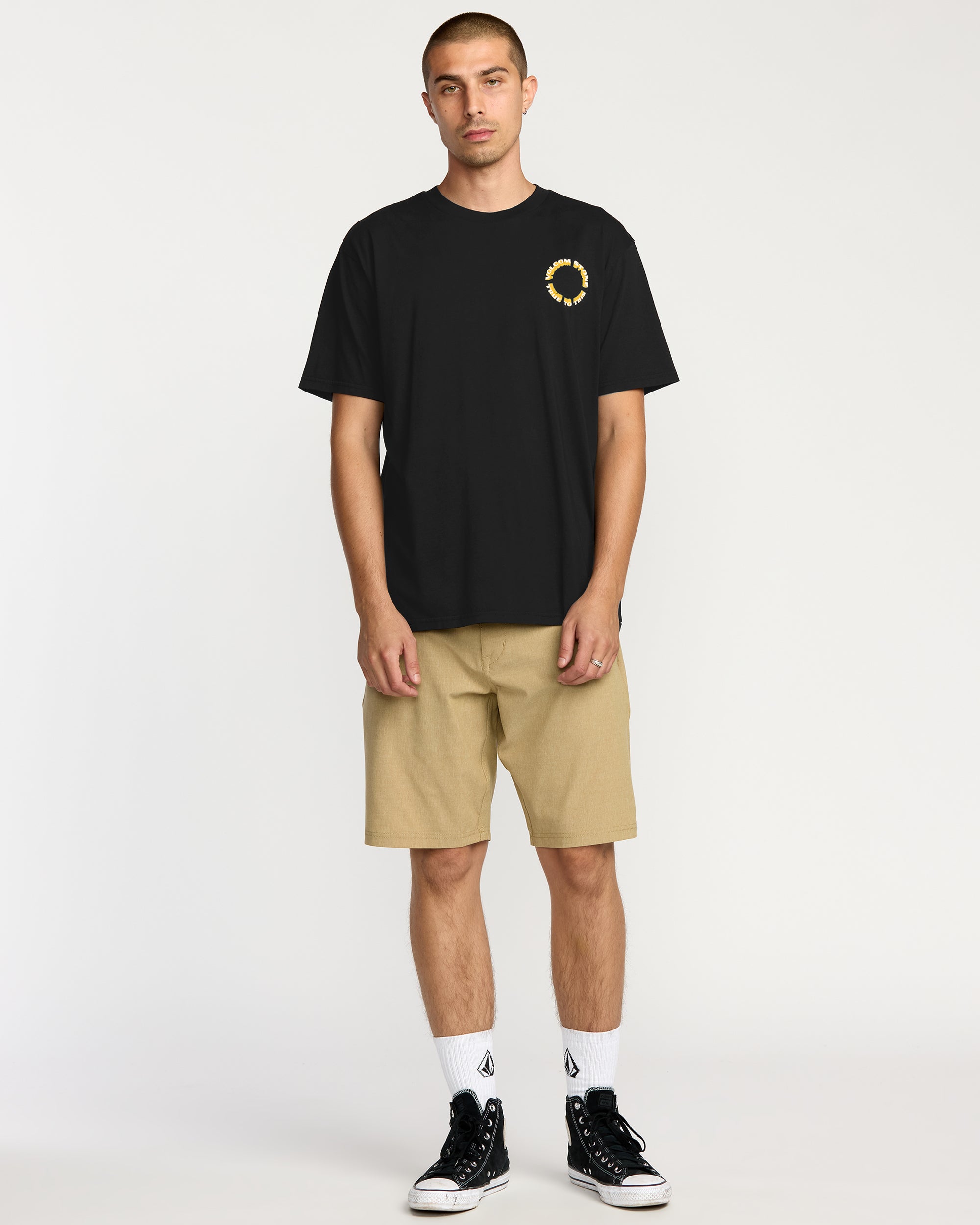 Volcom Daylighter - Mens Skate Lifestyle Short Sleeve Slim T-shirt