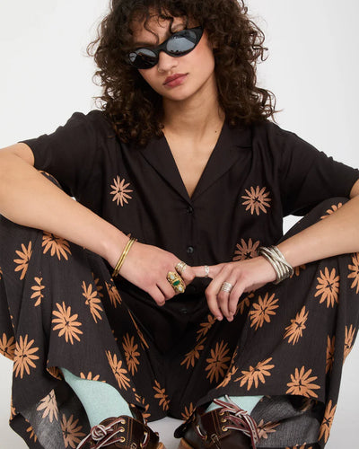 Emb Midnite Ramble Womens Short Sleeve Top