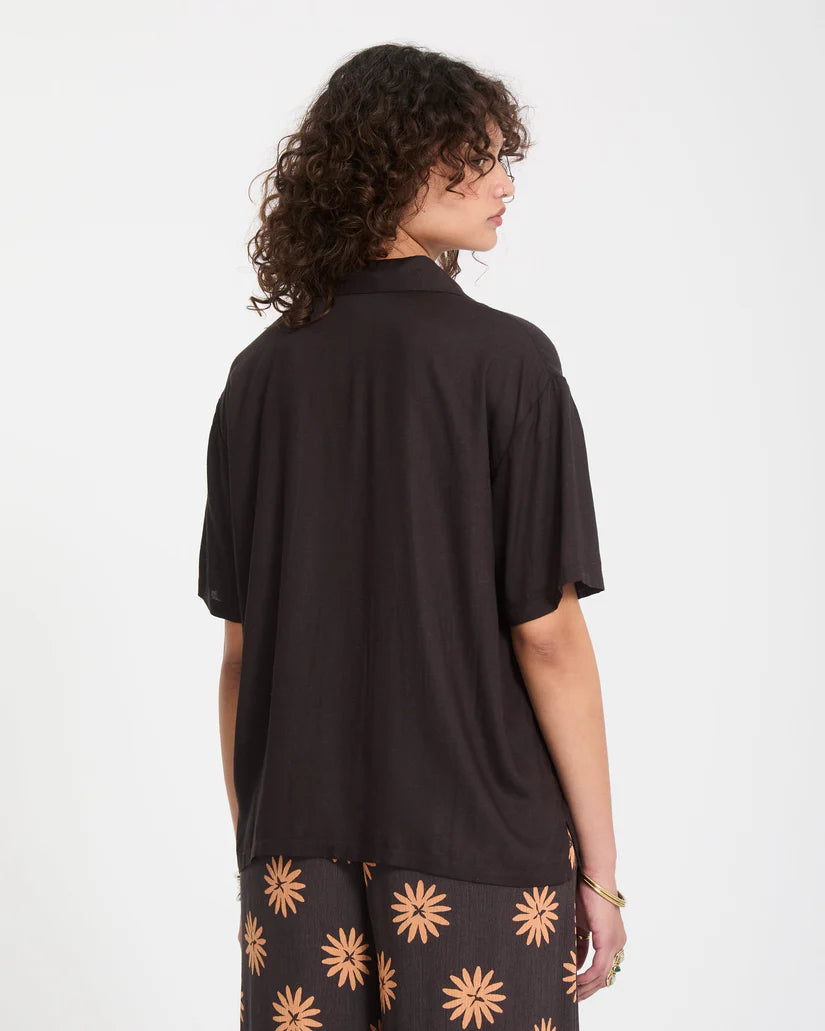 Emb Midnite Ramble Womens Short Sleeve Top