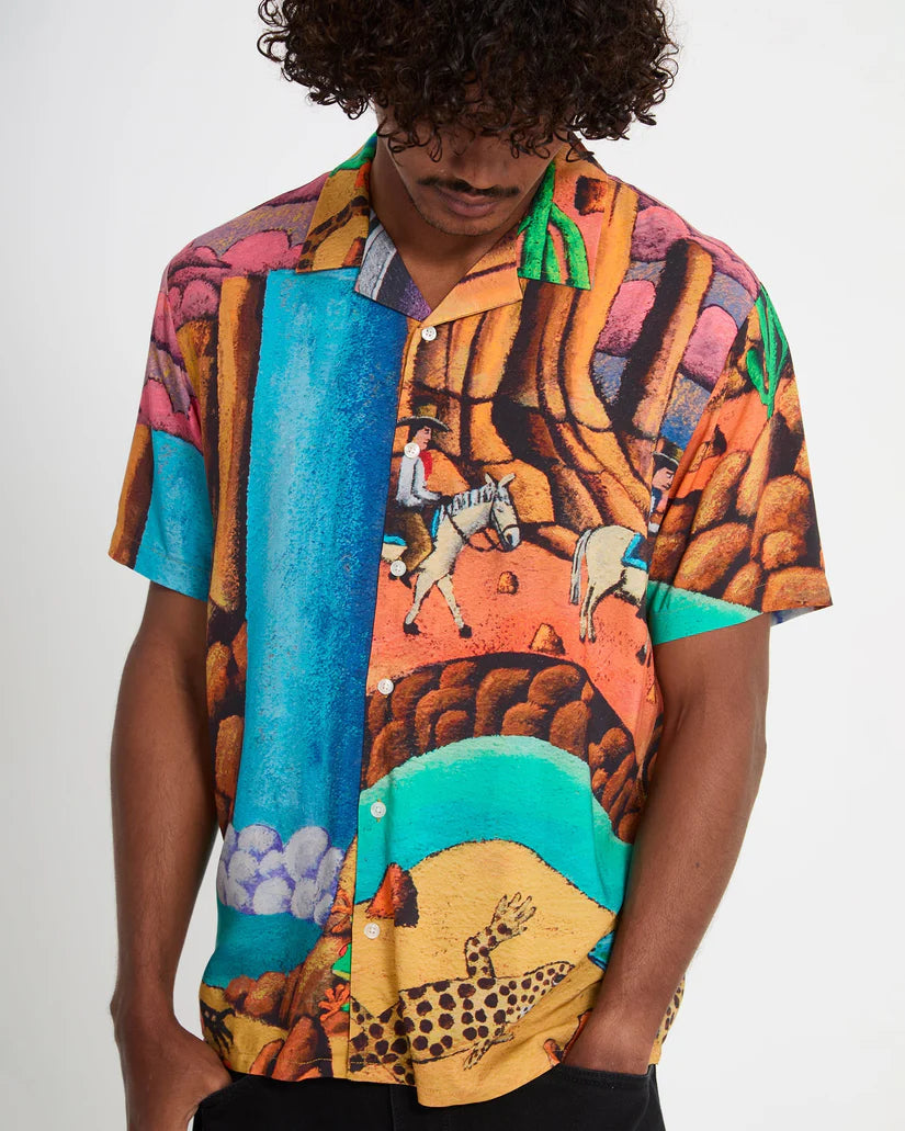Featured Artist Mickey Mason Mens Short Sleeve Blo