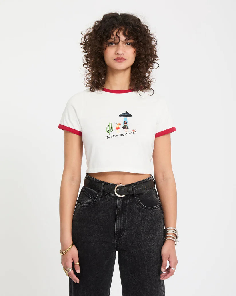 Volcom Featured Artist Mickey Mason Womens Short Sleeve t