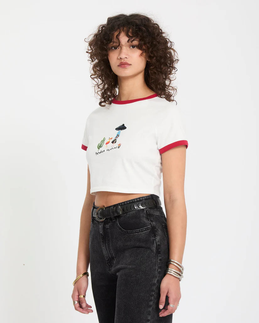 Volcom Featured Artist Mickey Mason Womens Short Sleeve t