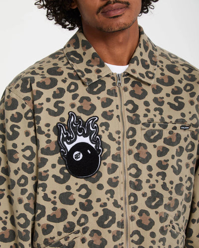 Volcom Featured Artist Seth Conboy Mens Denim Jacket