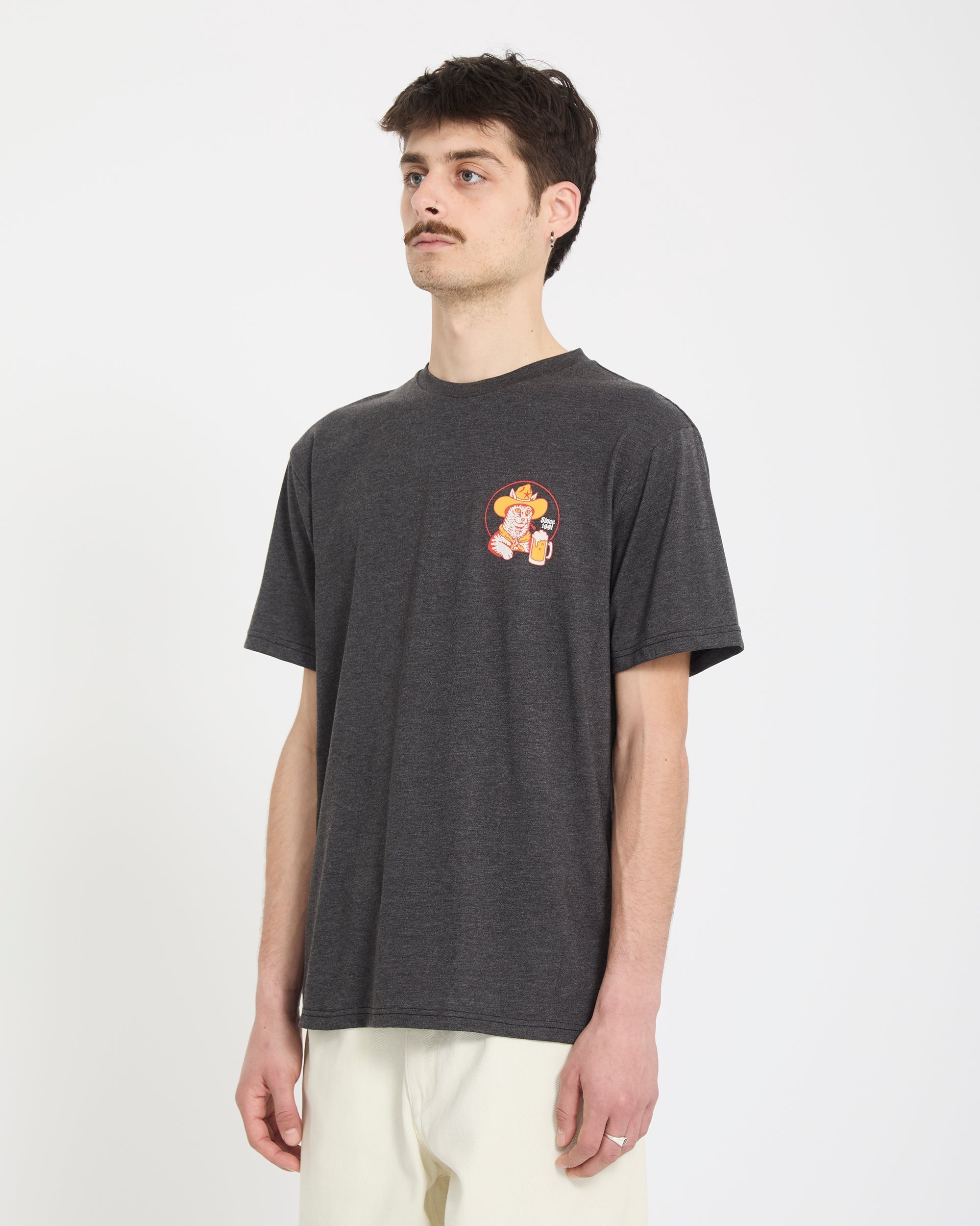 Volcom Meowdy Hth Mens Short Sleeve Tee