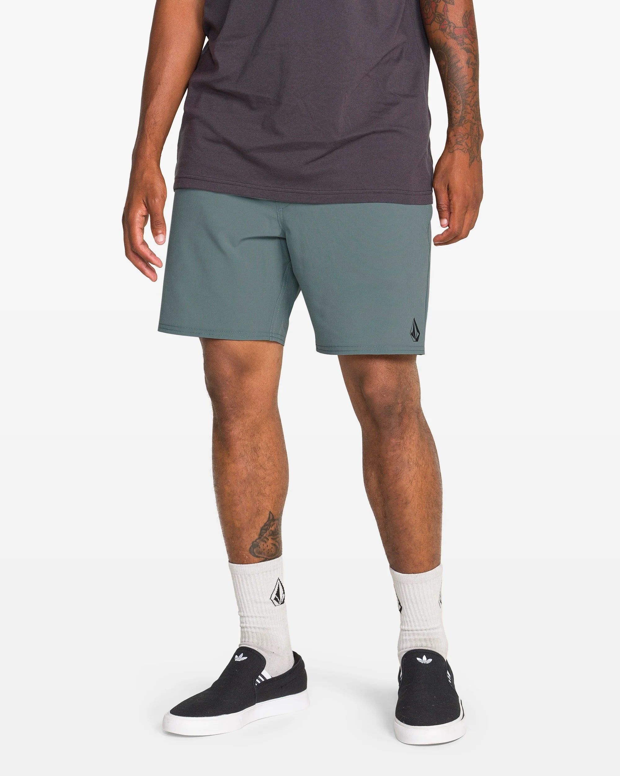 Volcom Nomoly Ew Short 18 - Mens Elastic Waist Shorts