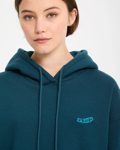 Volcom Pistol Up - Womens Skate Lifestyle Pullover Fleece Hoodie