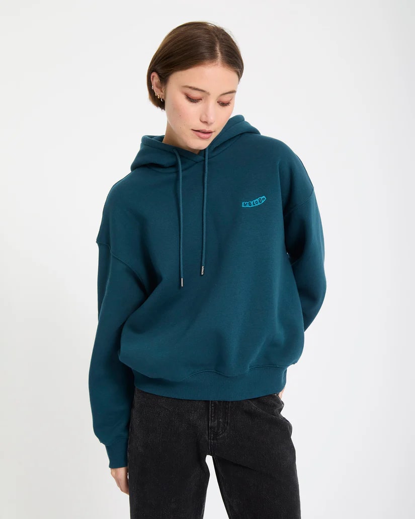 Volcom Pistol Up - Womens Skate Lifestyle Pullover Fleece Hoodie