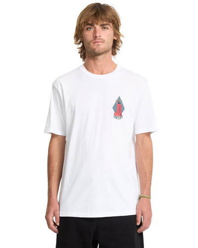 Psychback - Heren Skate Lifestyle Basic T-shirt met korte mouwen