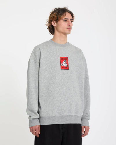 Volcom Rockout Mens Crew Fleece Sweater