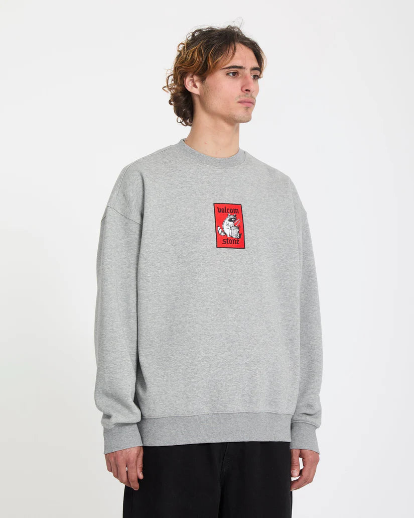 Volcom Rockout Mens Crew Fleece Sweater