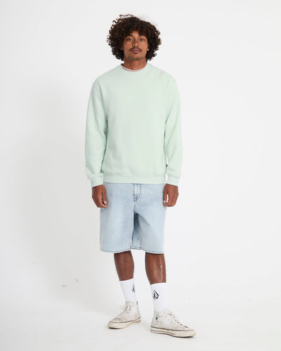 Single Stone Mens Crew Fleece Sweater