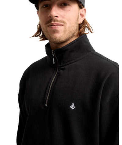 Single Stone - Mens Quarter Zip Crew Fleece Sweate