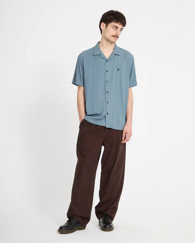 Single Stone Mens Short Sleeve Blouse