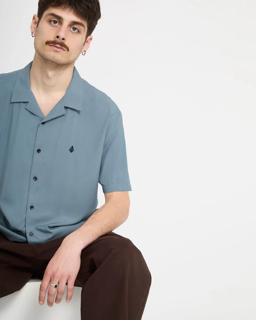 Single Stone Mens Short Sleeve Blouse