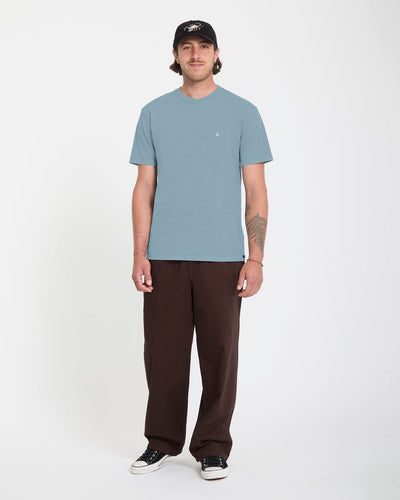 Solid Stone Emb Mens Short Sleeve tee