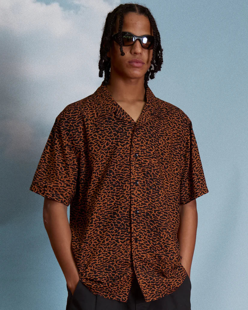 Utopias Print Mens Short Sleeve Blouse