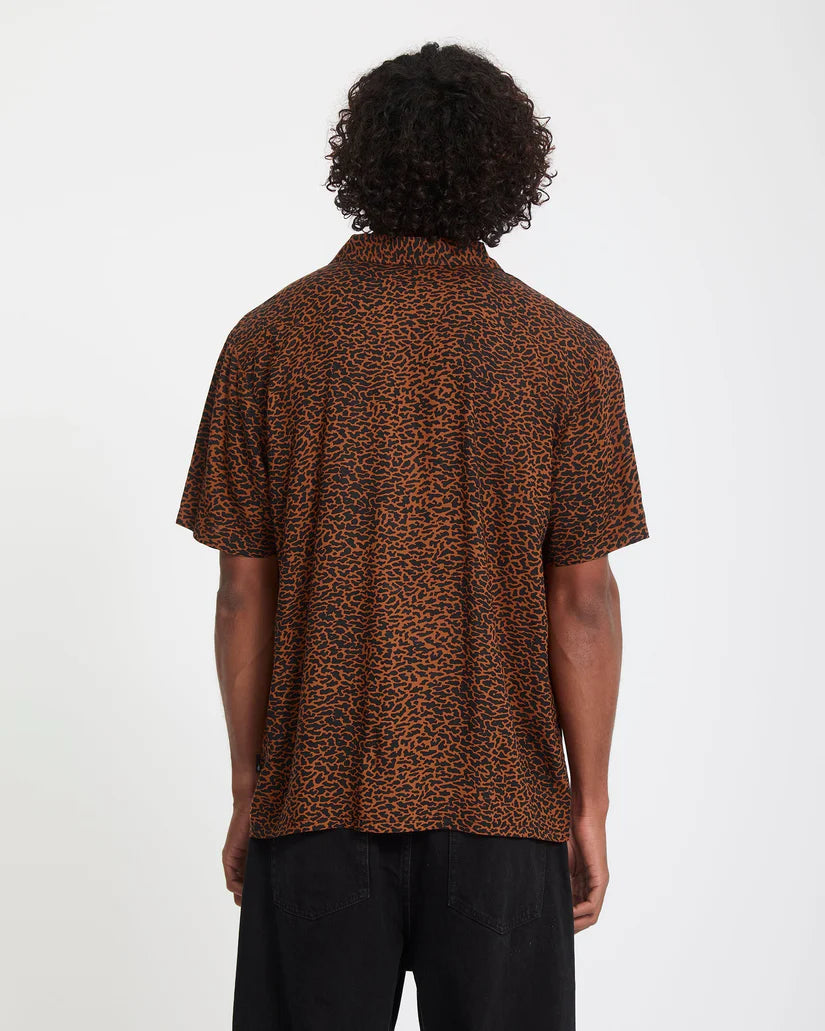 Utopias Print Mens Short Sleeve Blouse