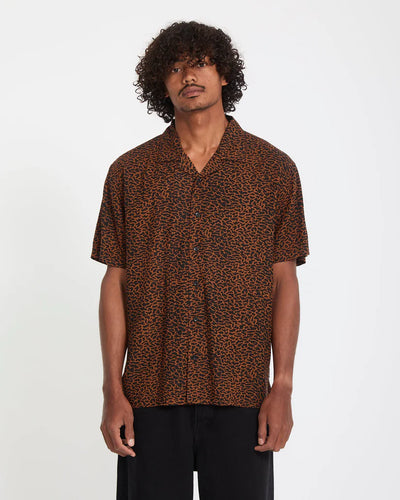 Utopias Print Mens Short Sleeve Blouse