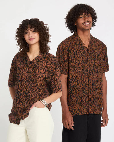 Utopias Print Mens Short Sleeve Blouse