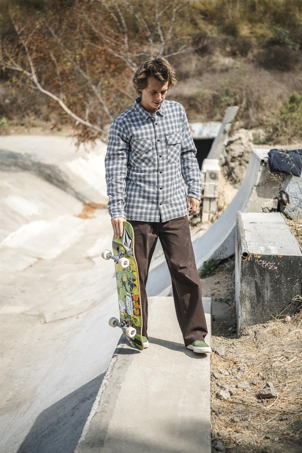 Volcom Wilderstone Ls - Mens Skate Lifestyle Long Sleeve Shirt