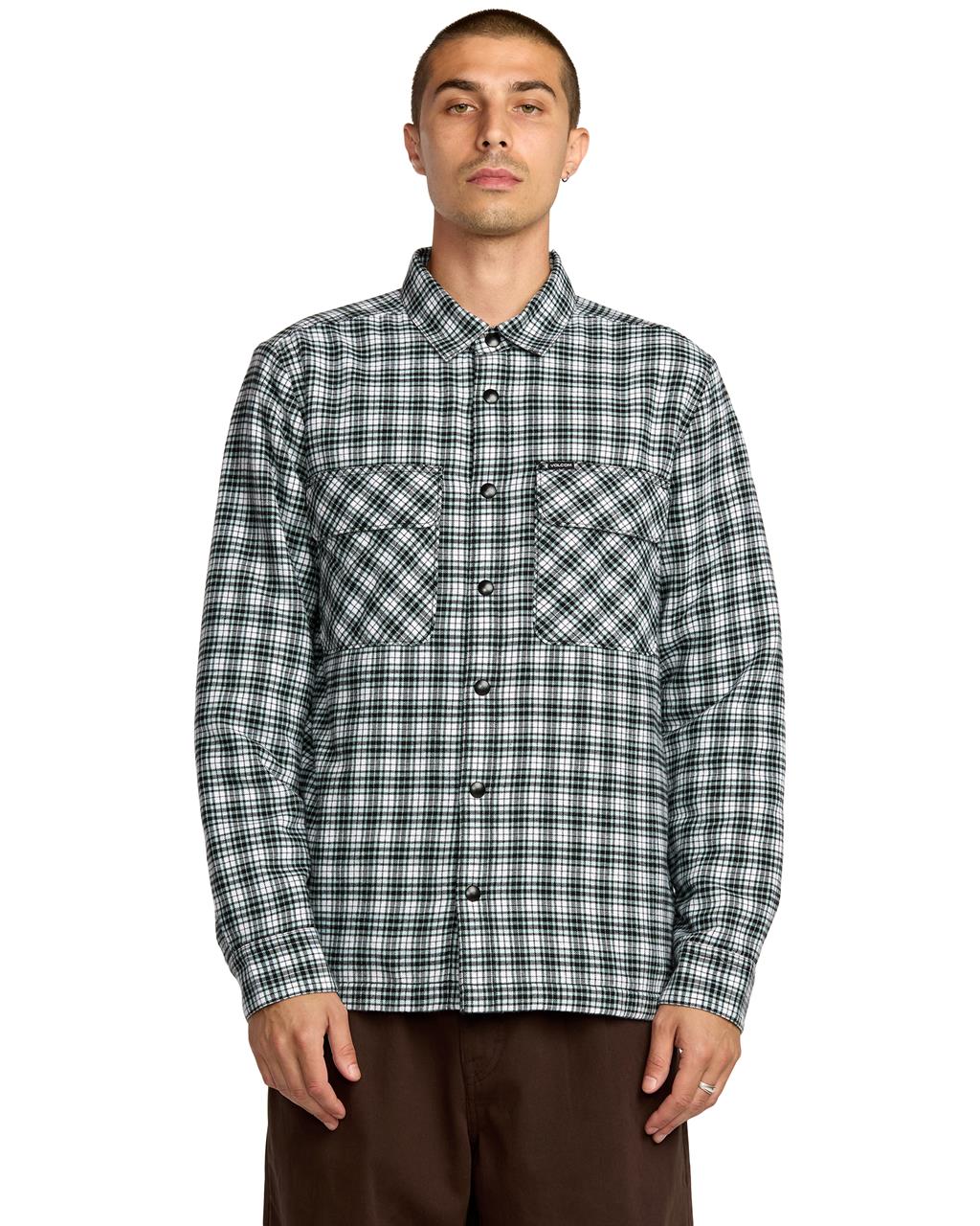 Volcom Wilderstone Ls - Mens Skate Lifestyle Long Sleeve Shirt