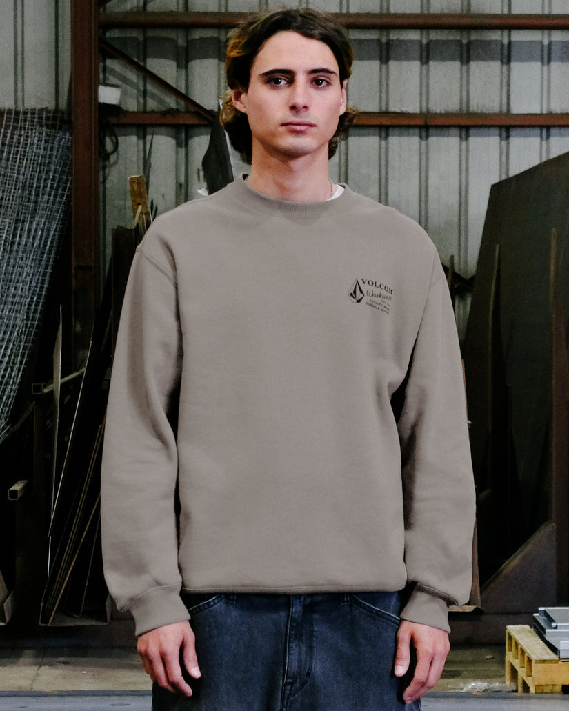Volcom Workwear Crew Mens Fleece Sweater