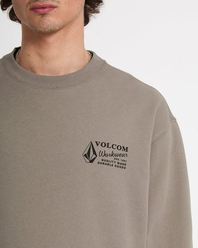 Volcom Workwear Crew Mens Fleece Sweater