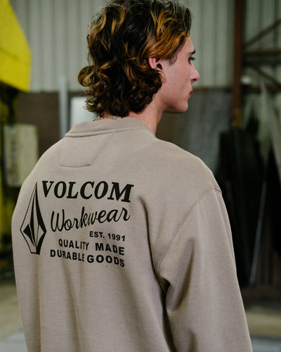 Volcom Workwear Crew Mens Fleece Sweater